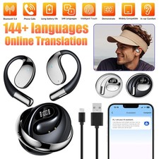 Translator Earbuds 144 Languages Bluetooth Two-Way Real Time Smart Translation