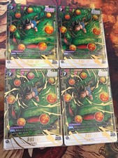Dragon Ball Card Fusion World: Wishes for Shenron SCR Parallel Son Goku: GT 4set