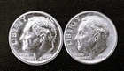 1962 P & D 10c SILVER  Roosevelt Dime 2-Coin Year Set . AU (R020)