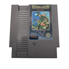 Commando Capcom 5 Screw Nintendo NES Tested Vintage Retro Classic Video Game