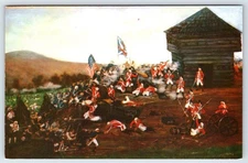 Postcard Capture of Fort Mt. Hope 1777 Ticonderoga NY Historical Painting