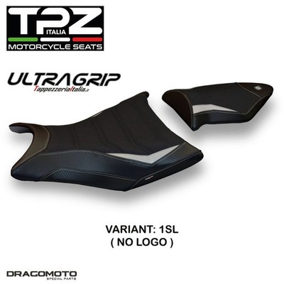 BMW S 1000 RR 2009-2011 Seat Upholstery BS11RRG2-1SL-6 TPZ silver ULTRAGRIP