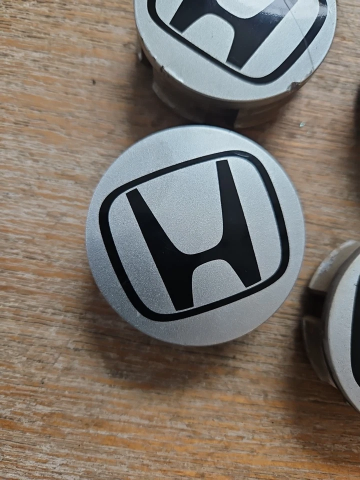 2010-2014 Honda Civic Fit Insight center cap set of 4 part 44732 S5A A000 SILVER - Image 4 of 4