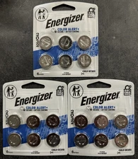 CR2032 Energizer Batteries 3-pack Of 6 3V Lithium Coin Batteries (18 Total)