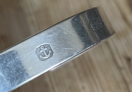 Artisan Lovely Minimalist Design Hand Made Silver 925 Hallmarked Cuff Bracelet - Picture 12 of 15