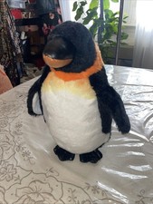 Sea World Emperor Penguin Plush 11" Stuffed Animal Toy Faux Leather Feet Bill