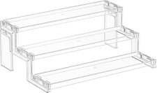 Lifewit 12 Inch Perfume Stand Organizer, 3 Tier Plastic Display Riser for Makeup