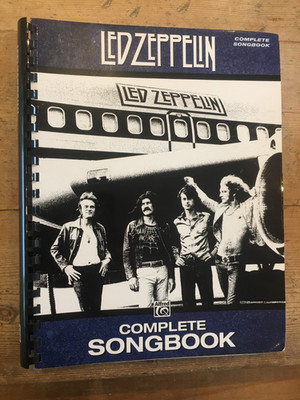 Led Zeppelin -- komplettes Liederbuch - Ringgebunden - 343 Seiten