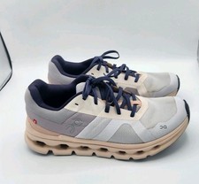 On Cloudrunner Women s Road Running Shoes Size 8 Frost Fade Lace Up