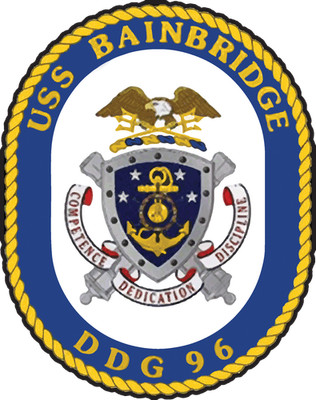 DDG-96 USS Bainbridge Badge Sticker Decal