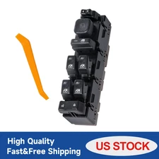 For GMC Sierra Yukon Chevrolet Avalanche Left Master Power Window Switch