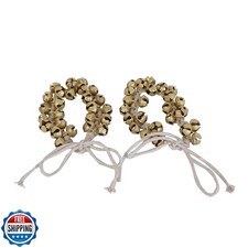 HANDTECHINDIA Indian Classical Kathak Ghungroo Pair 16 No. Big Bells Tied wit