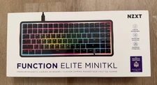 NZXT Function Elite MiniTKL Wired Magnetic RGB Gaming Keyboard Black