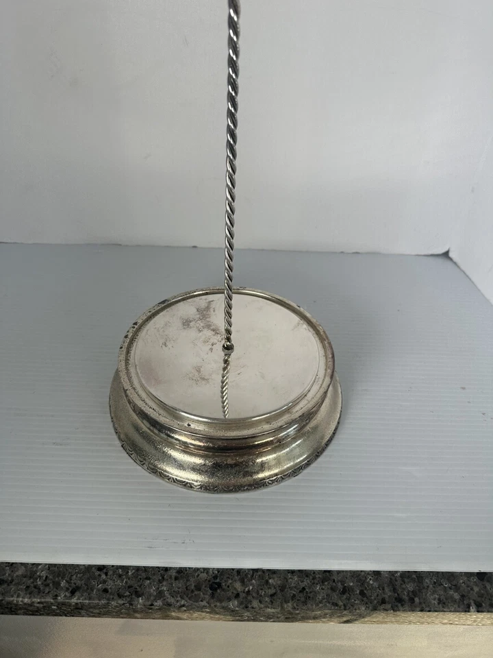 Pottery Barn посеребренные ювелирные изделия дисплей Cloche ожерелье вешалка * без стекла - Изображение 2 из 4