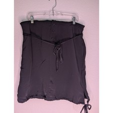 Marni Black Viscose Drawstring Bubble Midi Skirt IT44 USL Made in Italy Designer