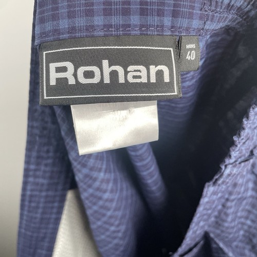 Rohan Herren Größe W40 Vintage Tropic Shorts Utility Taschen Outdoor Navy - Bild 11 von 19