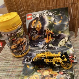 Vintage 2000 Lego Technic Power Robo Riders 8514 w/Instructions/Canister 