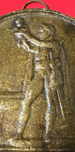 1811 Napoleon I Baptism of the King of Rome Brass Medallion 2.59" Reproduction - Picture 3 of 5