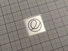 5 x Silver  Black Elementary OS Linux v1 Stickers For The Computer Case