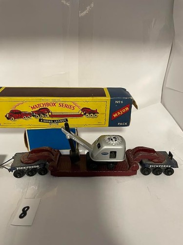 MATCHBOX LESNEY No. 6 Pickfords 6x6 200 Tonnen Transporter mit original Typ C Kasten - Bild 2 von 9