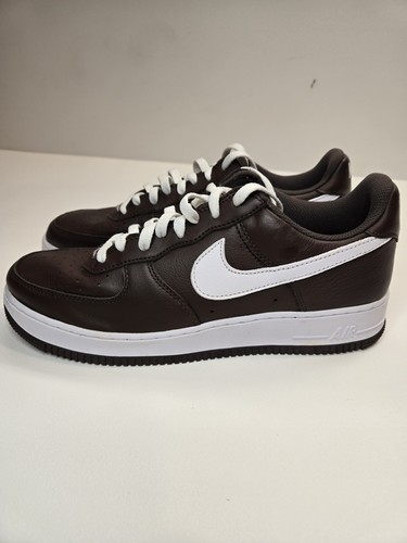 NIKE AIR FORCE ONE Chocolate Brown limited edition retro size 12 No Box - Picture 1 of 15