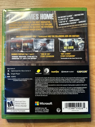 Resident Evil 7: Biohazard - Gold Edition (Microsoft Xbox One) Tested! - Picture 2 of 3