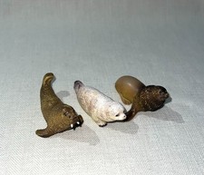 Vintage Walrus/seal pup & seal Toy Model Figure by AAA Hard Plastic