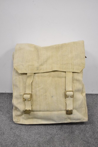 British Army WWII 37 Pattern Large Pack – 1943 Dated Canvas Haversack - Picture 4 of 24