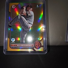 2022 1ST ED./1ST BOWMAN DRAFT GOLD FOIL #BD-3 WILLIAM KEMPNER 48/50 - SF GIANTS