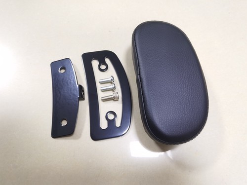 Flatlander Mini Sissy Bar Backrest Pad For Harley Heritage Softail Fat Boy Dyna - Picture 2 of 8