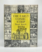 The Early Comic Strip David Kunzle 1973 History of Comic Strip Vol 1 HC Art