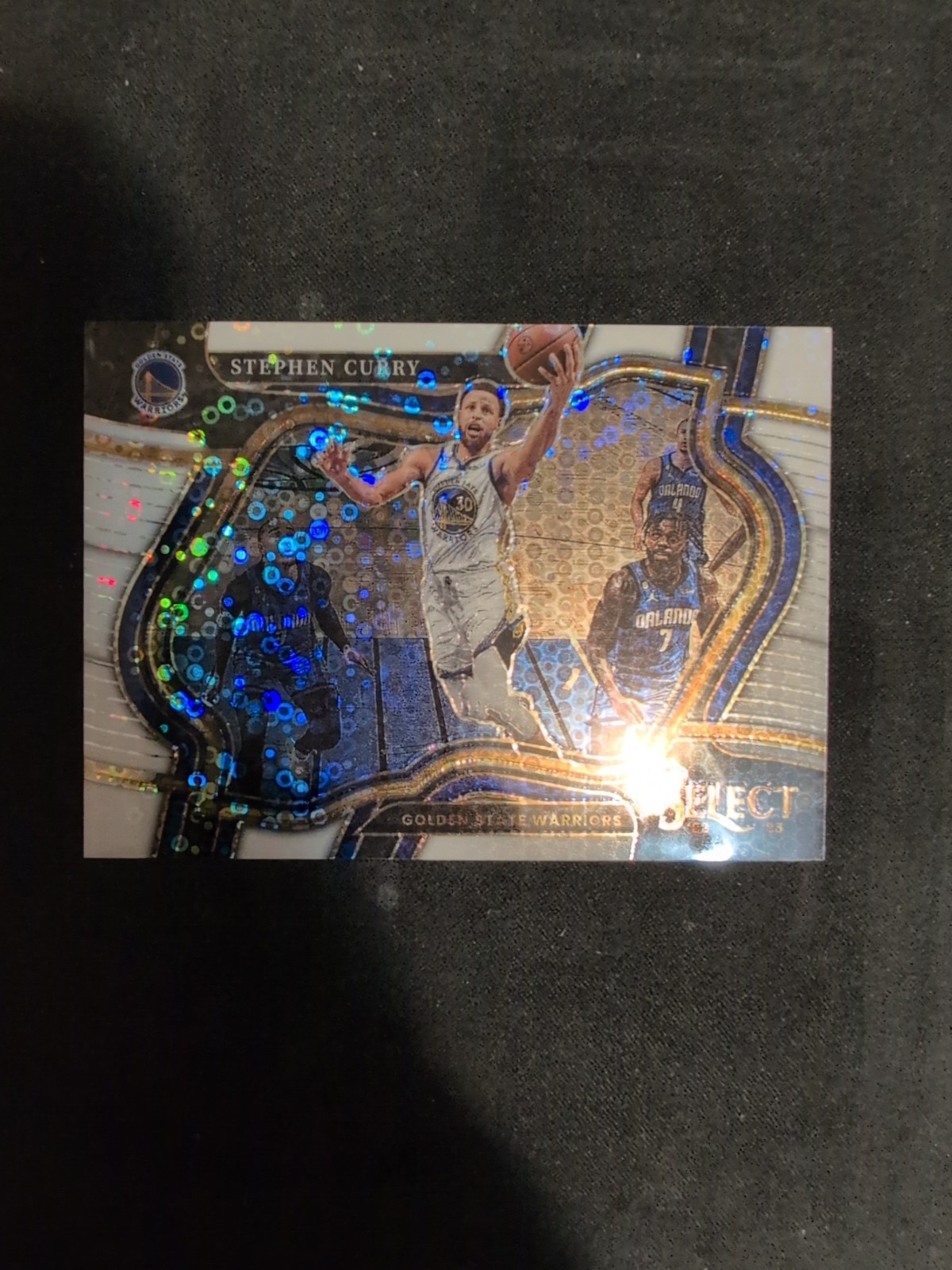 2022-23 Panini Select Courtside Stephen Curry #227 White Disco Prizm /75