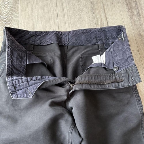 ENGINEERED GARMENTS Ground Pants 34 Black Tapered USA Military Cotton F/S - Picture 6 of 14