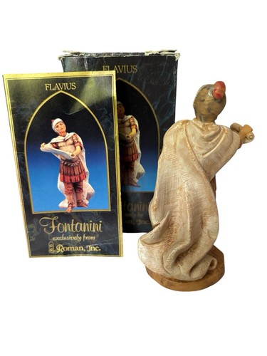 Fontanini Roman FLAVIUS Heirloom Nativity 5" Collection 75522SC w/card &Orig Box - Picture 3 of 4
