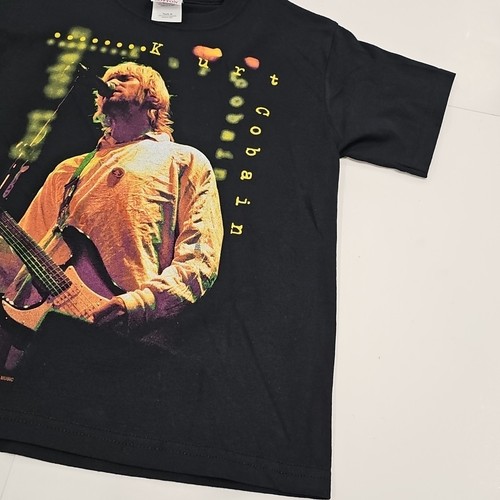 Kurt Cobain The End Of Music Gildan Youth Black T-Shirt Medium Good Condition - Picture 5 of 10