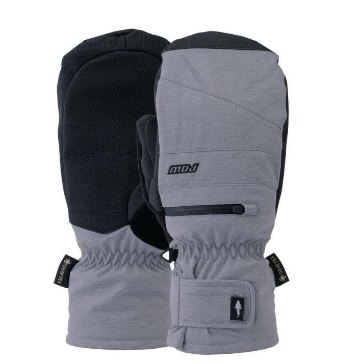 POW Wayback GTX Short Mitt Men's Small Stone Gore-Tex Snow Mitten