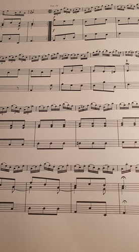 Tartini Sonata in A Major for flute and Piano 1985 + Separate Flute Sheet - Picture 7 of 12