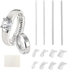 Ring Size Adjuster for Loose Rings 12 Pack | Invisible Guard Insert &... 