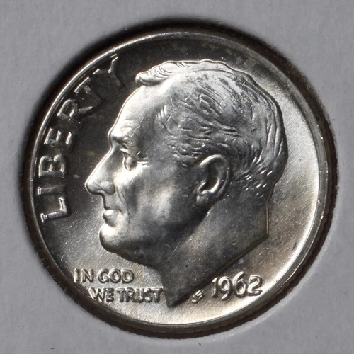 1962-D 10C Roosevelt Dime UNC - Nice torch lines -actual coin