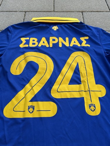 Tercera camiseta original AEK 2018/19 Svarnas #24 talla S - Imagen 7 de 9