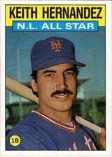 1986 Topps #701 Keith Hernandez New York Mets All Star