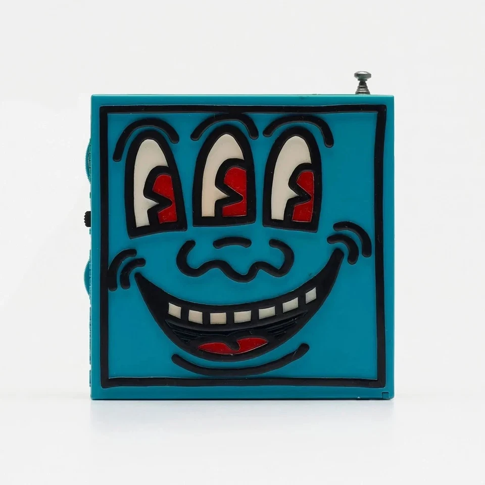 Keith Haring  POP SHOP TRANSISTOR BLUE - AM/FM-RADIO in Verpackung - Bild 2 von 3
