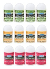 Lip Naturals Assorted Mini Lip Balm with Sunscreen SPF-15 Made in USA ...