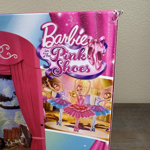 NIB 2012 Barbie In The Pink Shoes Ballet Studio & Stage Playset & DVD Mattel 3+ - Picture 24 of 24