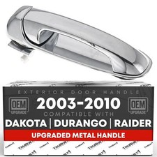 Front Passenger Door Handle for Dodge Ram 1500, Dakota, Durango - Chrome - Fr...