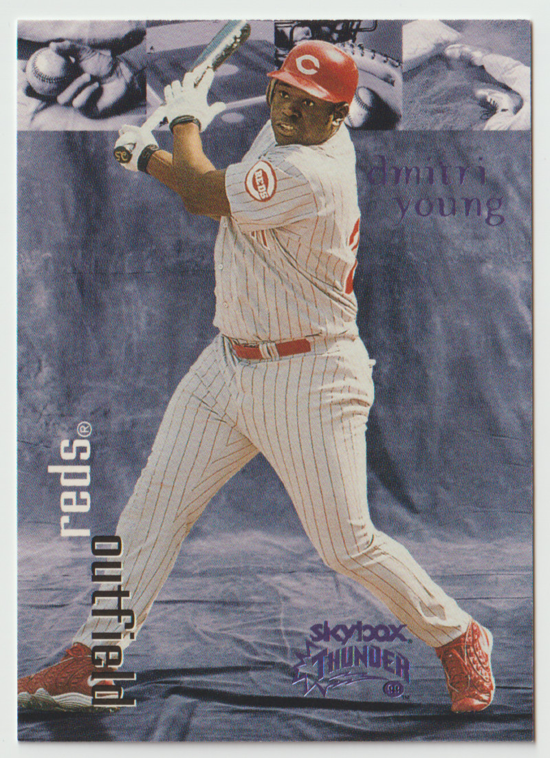 1999 SkyBox Thunder Rant #7 Dmitri Young - Reds