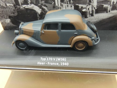 Mercedes TYPE 170 W36 FRANCE 1940 Militaire 1/43éme IXO N°22 Neuf Boite Origine - Foto 5 di 6