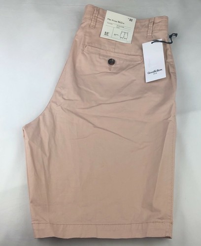 New Men's Goodfellow & Co Linden Flat Front Light Pink Shorts (Size 32 & 40) J.