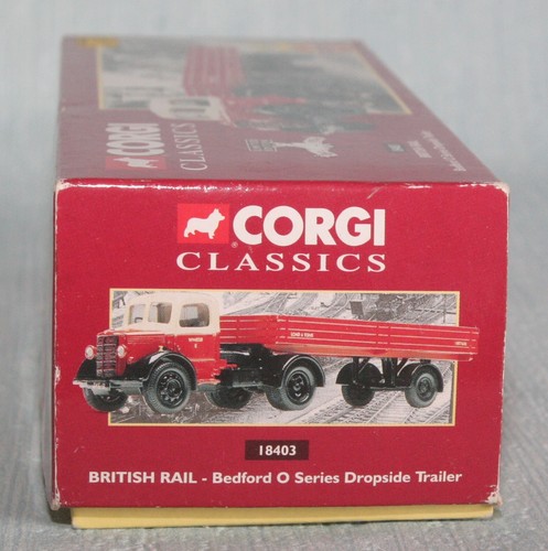 CORGI CLASSICS 18403 1:50 BEDFORD O SERIES LORRY & TRAILER BRITISH RAILBOXED - Picture 14 of 15