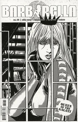 Barbarella #3 Incentive Jorge Fornes Black & White Variant Dynamite 